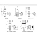 Fabricante 0 - 10V Salida industrial Piezoeléctrica gas Sensor de presión de agua líquida